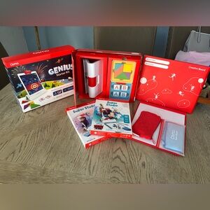 Osmo Genius Starter Kit iPad Learning System Bundle + Monster Creative Board-NIB